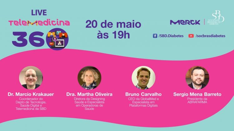 Telemedicina 360 LIVE – Dr. Márcio Krakauer, Dra. Martha Oliveira, Bruno Carvalho e Carvalho Sergio